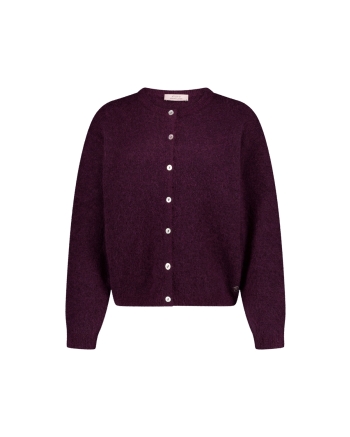 Studio Anneloes Bibi cardigan 4800 aubergine