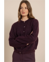 Studio Anneloes Bibi cardigan 4800 aubergine