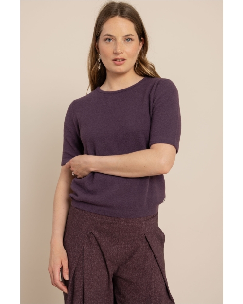 Studio Anneloes Felica pullover 4800 aubergine