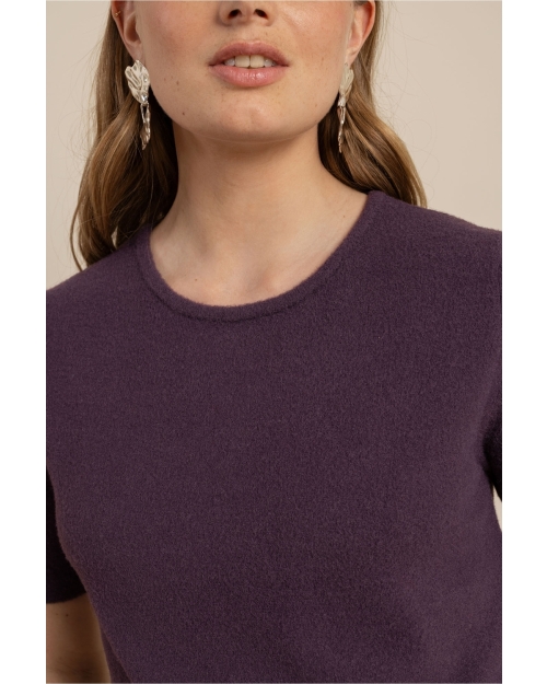 Studio Anneloes Felica pullover 4800 aubergine