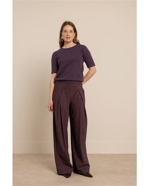 Studio Anneloes Felica pullover 4800 aubergine