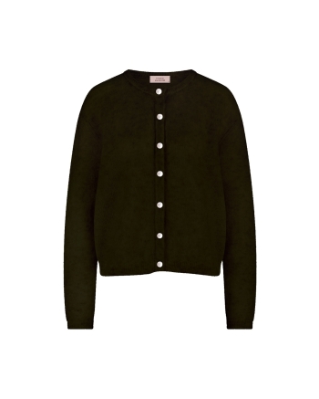 Studio Anneloes Bibi cardigan 7100 moss green