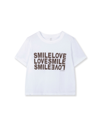 10 Days petit smile love tee 1001 white