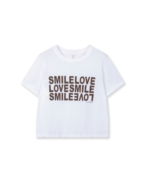 10 Days petit smile love tee 1001 white