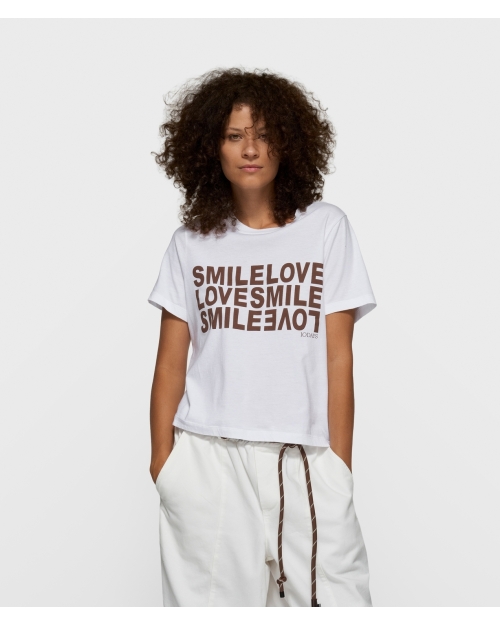 10 Days petit smile love tee 1001 white