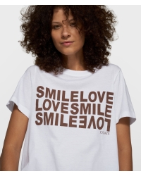 10 Days petit smile love tee 1001 white