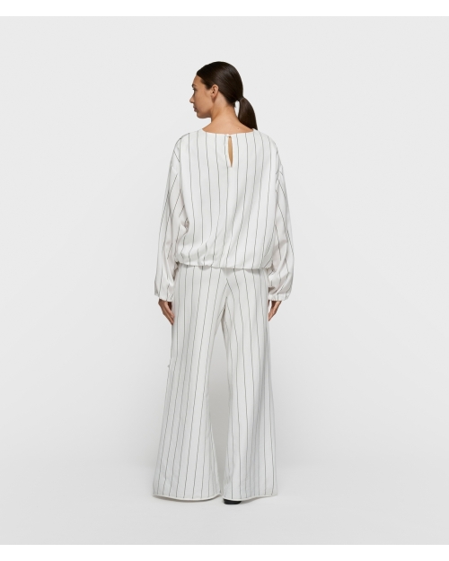 10 Days wide jogger pinstripe 1002 ecru