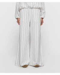 10 Days wide jogger pinstripe 1002 ecru