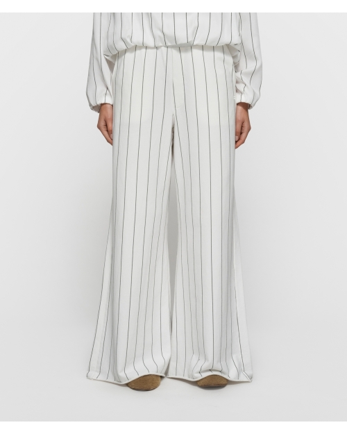 10 Days wide jogger pinstripe 1002 ecru
