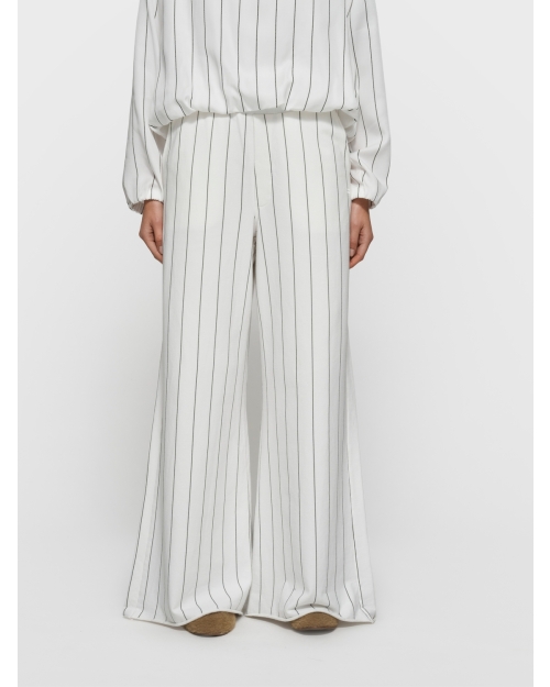 10 Days wide jogger pinstripe 1002 ecru
