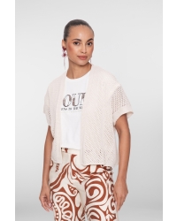 Geisha Vest bad sleeve 10 off-white