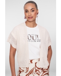 Geisha Vest bad sleeve 10 off-white