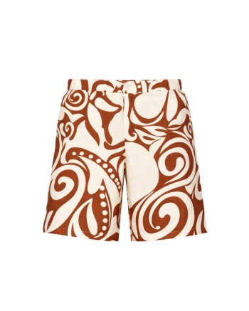 Geisha Short bi-color 760 ecru/tabacco