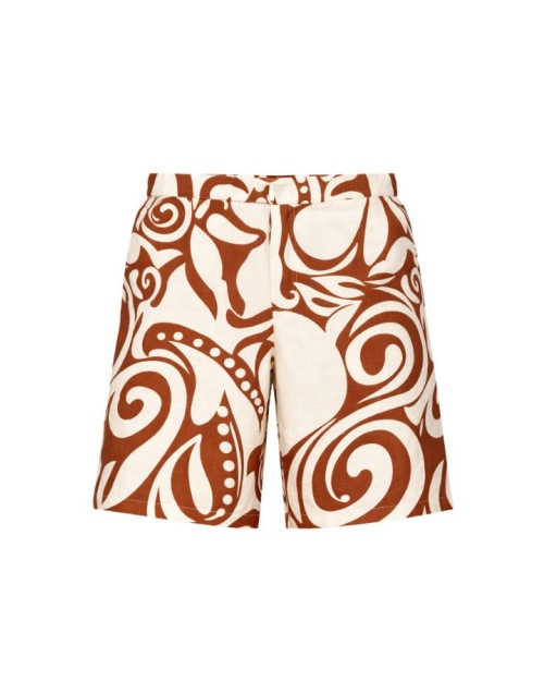 Geisha Short bi-color 760 ecru/tabacco
