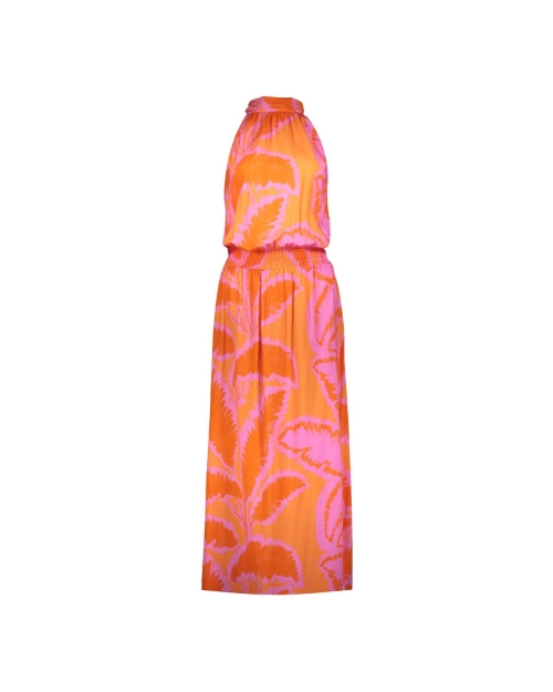 Geisha Dress halter 445 fuchsia/orange