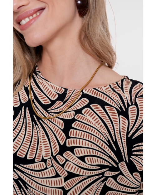 Geisha top 999 black/brown