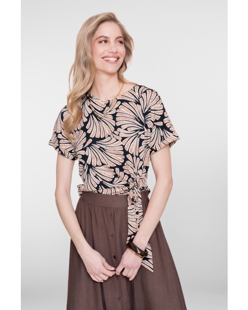 Geisha top 999 black/brown