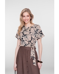 Geisha top 999 black/brown