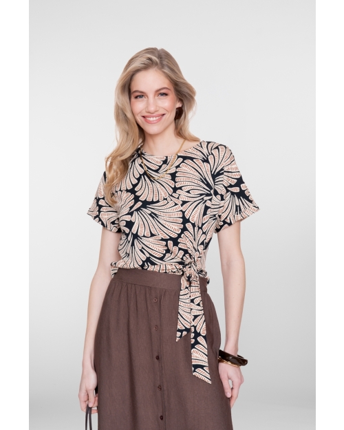 Geisha top 999 black/brown