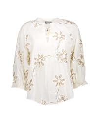 Geisha Top embroidered 718 ecru