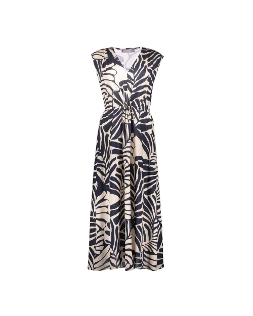 Geisha dress 625 deep blue/off white