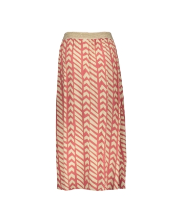 Geisha skirt 220 coral red/sand