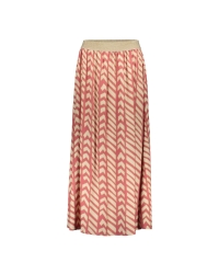 Geisha skirt 220 coral red/sand
