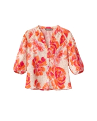 Geisha blouse 250 orange/pink/sand