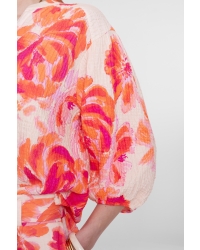 Geisha blouse 250 orange/pink/sand