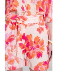Geisha short 250 orange/pink/sand