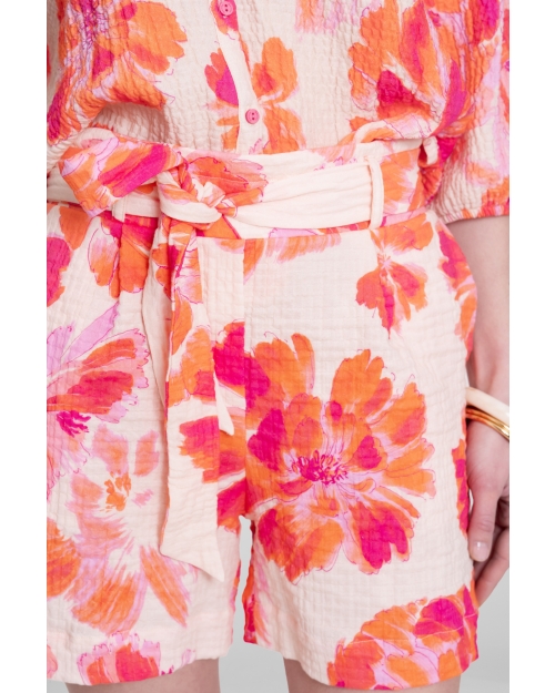 Geisha short 250 orange/pink/sand