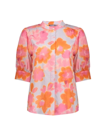 Geisha blouse 250 orange/pink