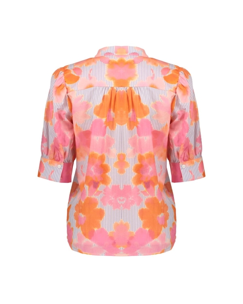 Geisha blouse 250 orange/pink