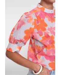 Geisha blouse 250 orange/pink