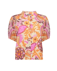 Geisha blouse 250 orange/pink/sand