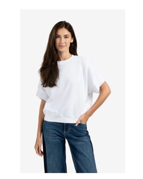 Yaya Ribbed jersey top 00000