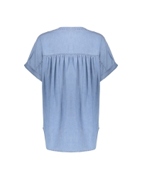 Geisha Top lyocell ropes 00083 Bleached Denim