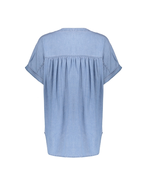 Geisha Top lyocell ropes 00083 Bleached Denim