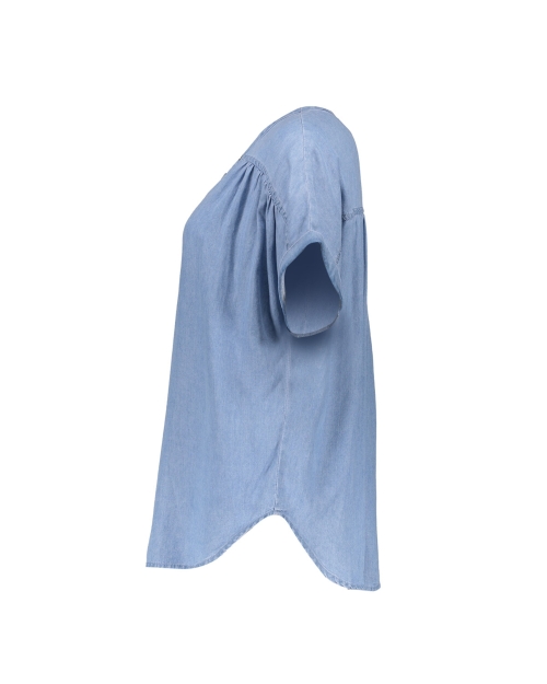 Geisha Top lyocell ropes 00083 Bleached Denim