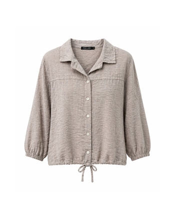 Pink Lady Jacket Short Sleeve Taupe