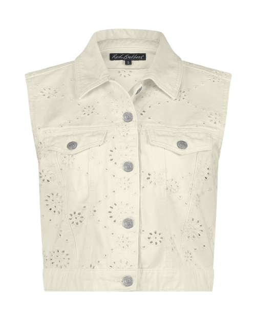 Red Button Joekie CRP broderie