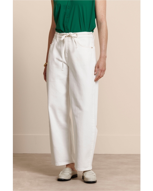 Studio Anneloes Babet denim trousers 1100 off white