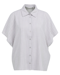 Yaya Gestreepte blouse met korte mo 441091