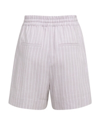 Yaya Gestreepte short met elastisch 441091