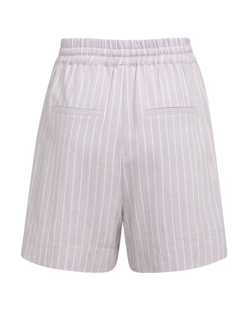 Yaya Gestreepte short met elastisch 441091