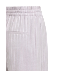 Yaya Gestreepte short met elastisch 441091