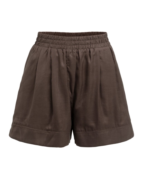 Yaya Geweven short met hoge taille 99074