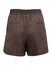 Yaya Geweven short met hoge taille 99074