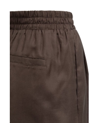 Yaya Geweven short met hoge taille 99074