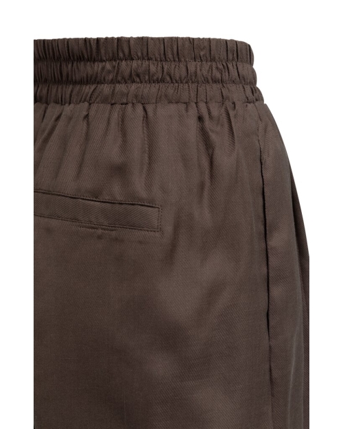 Yaya Geweven short met hoge taille 99074